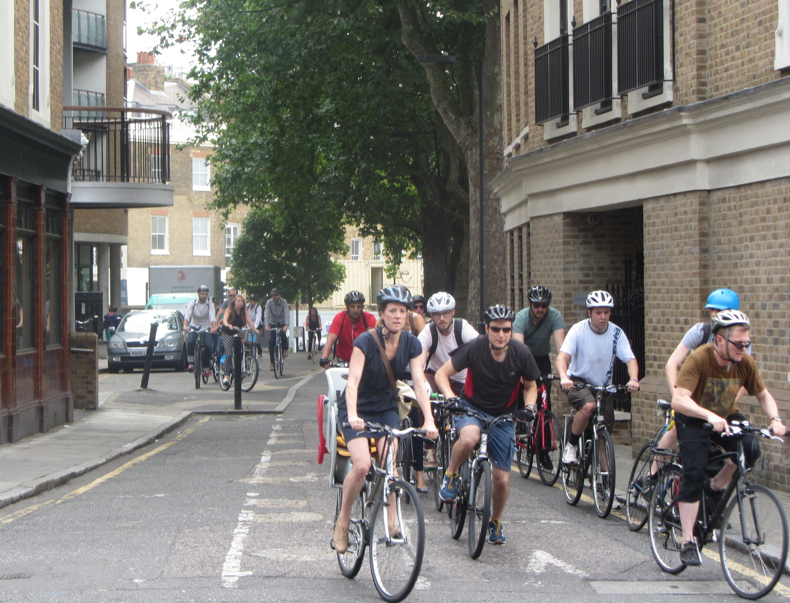 Owen Street: a key cycle movement corridor.